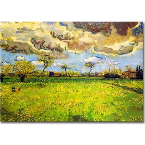 The Storm The Sky Of Famous Vincent Van Gogh 100% Hand Made Reproduction Oil Painting On Canvas Wall Art Picture For Living Room