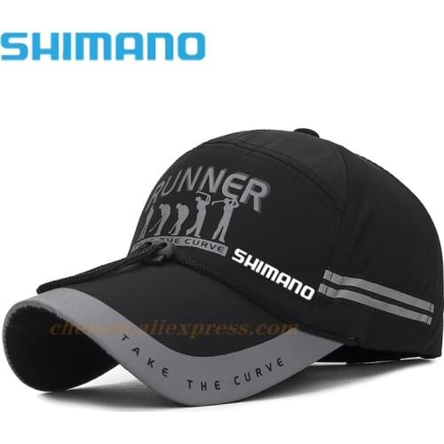 Shimano Summer Outdoor Sunscreen Quick-Drying Cap Camouflage Cap Men Reflected Light Camo Baseball Cap Hat Casquette Fishing Hat