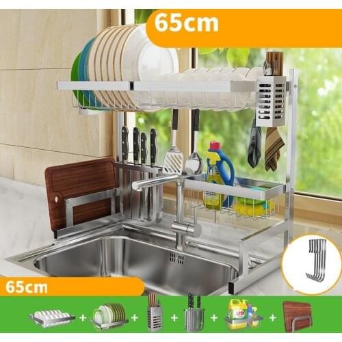 Egouttoir Vaisselle Organisateur Dish Drainer Stainless Steel Mutfak Cocina Organizador Cuisine Cozinha Kitchen Organizer