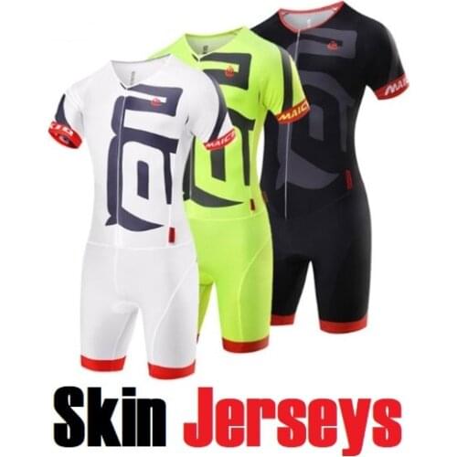 Lycra Skin Jerseys Trithlon Bodysuit Cycling Wetsuits Speed Skating Sportswear Roller Skidding Costume Free Shipping QMSKQ1