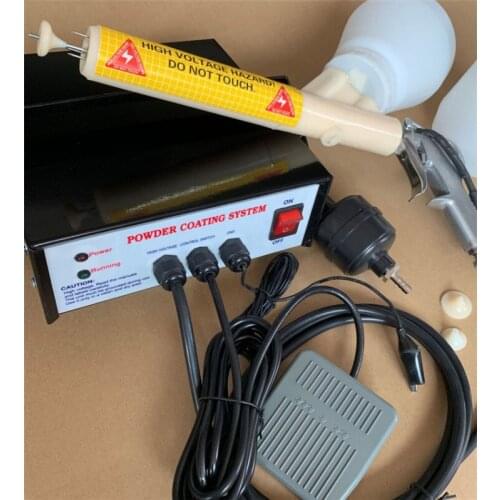 Metal workpiece spray machine Mini Powder Coating System110V/220V Plastic spraying machine PC03-5 grade static adjustable plasti