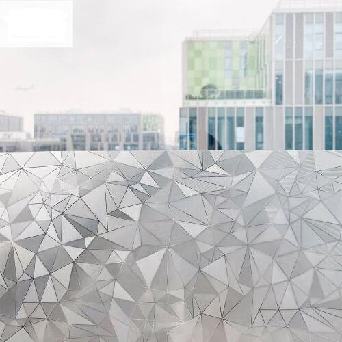 Multiateral Diamond Door Film Classic Pure Frosted Kitchen Sliding Door Sticker Window Door Privacy Film Room Bathroom Sticker