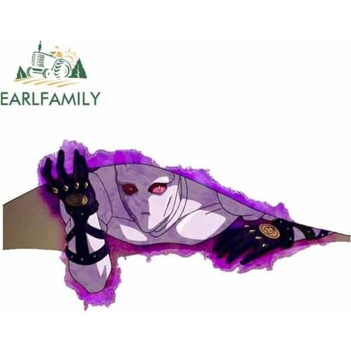 EARLFAMILY 13cm x 6.7cm for Jojos Bizarre Adventure Killer Queen Car Truck Decal Bumper Window Anime Car Styling 3D Stickers
