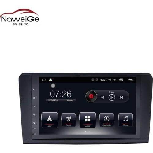 NaweiGe 9Inch T30 Android Octa core 8.1 2+32GB Car dvd for BENZ ML CLASS WITHOUT DISC Autoradio GPS Navigation Car Multimedia
