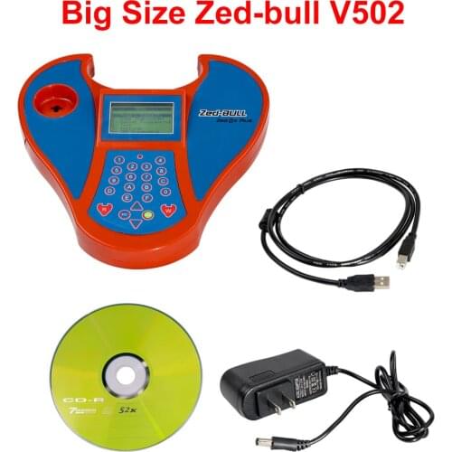 Big Size Zud-bull V508 Auto Key Programmer Transponder Cloning Programming Smart Zed Bull Multi-languages Copy Chips 8C and 8E