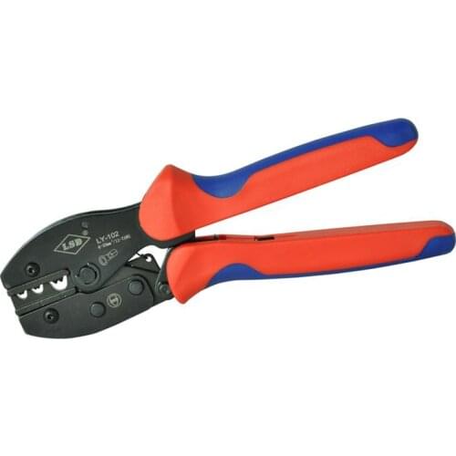 LY-102 Hand Crimping Tool for crimping non-insulated cable terminal 4-10mm2 11-7AWG Professional Ratchet Pliers crimper