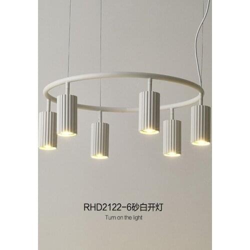 Modern Nordic Round Chandelier Lighting for Living Room Bedroom Kitchen Island Replica Design Chandelier LED Suspension Home