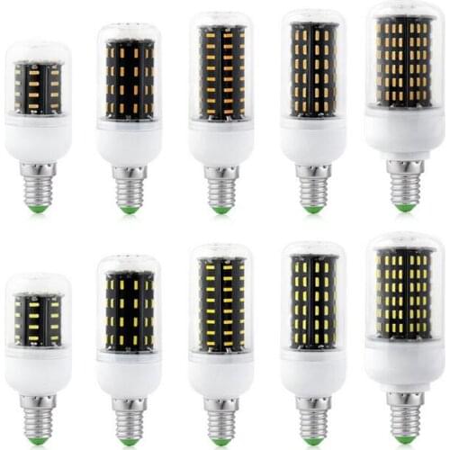 E27 E14 GU10 G9 B22 SMD 4014 LED Lamps 36 56 72 96 138LEDs Warm White/white Spotlight AC220V Candle Lights SMD4014 LED Corn Bulb