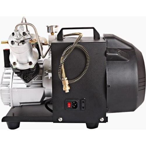 220V 2200W Double Cylinder High Pressure Air Pump 4500Psi PCP Electric Air Compressor for Air Gun Rifle Filling Box Diving