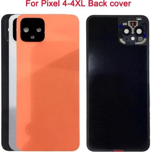 Pixel 4 XL Back Glass Battery Cover For For Google Pixel 4 X L Housing 3D Glass Case For Pixel 4A 4G Rear Door Cover + Cam Lens