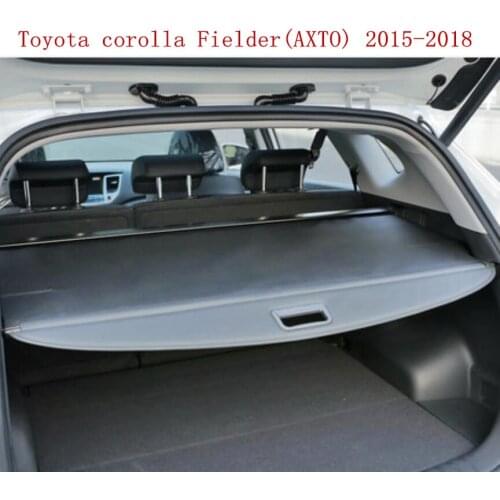 Car Rear Trunk Security Shield Screen shade Cargo Cover Fits For Toyota corolla Fielder(AXTO) 2015 2016 2017 2018