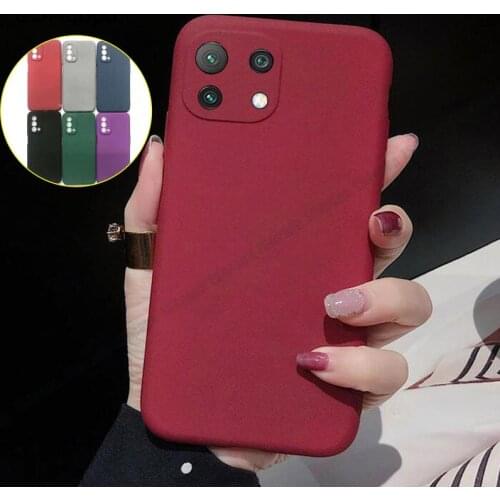 Protection Camera Lens Silicone Case For Xiaomi Mi 11i 10i 11 10 Lite Ultra Pro Sandstone Matte Phone Cover For POCO M2 X3 NFC