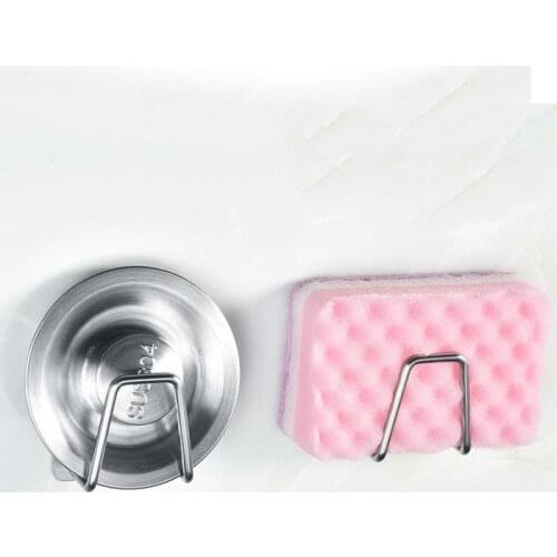 1pcs Kitchen Sponges Holder Self Adhesive Sink Sponges Drain Drying Rack Suction Cup Storage Holder Sink Bathroom Accessories