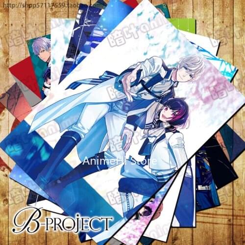 10 pcs/set Anime B-PROJECT posters Tomohisa Kitakado Korekuni Ryuji Kaneshiro Goushi wall pictures for Colletion A3 Stickers
