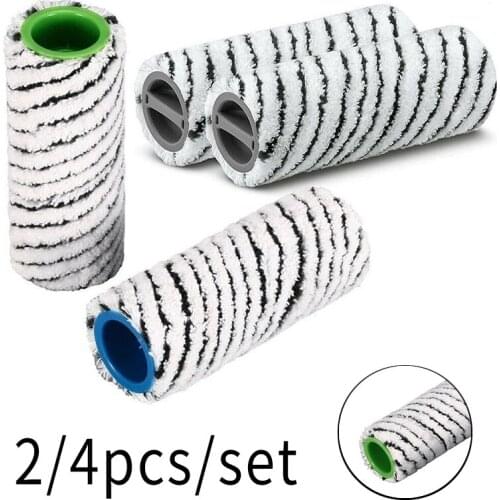 2/4pcs Stone Roller Brush Replacement Kit For Karcher FC 7 FC7 Premium FC5 Main Brush Vacuum Cleaner Parts 150*60MM