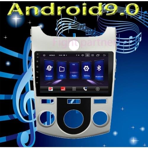 2.5D+IPS Android 9.0 Car Radio Multimedia Player GPS Navigator For KIA Forte Cerato 2008-2012 Manual air Audio NO DVD
