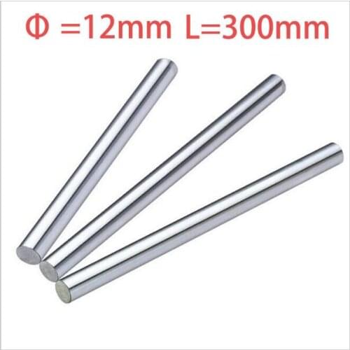 2PCS 12mm x 300mm Linear Shaft 3D Printer Cylinder Liner Rail Axis CNC Parts