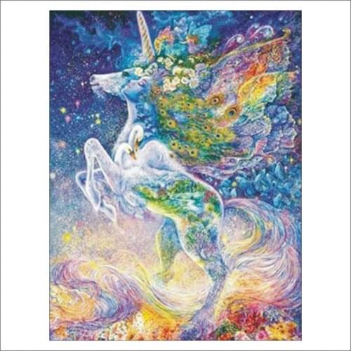 5D DIY Diamond Painting Unicorn Girl Almighty Diamond Embroidery Kit Mural Home Decoration Gift T037