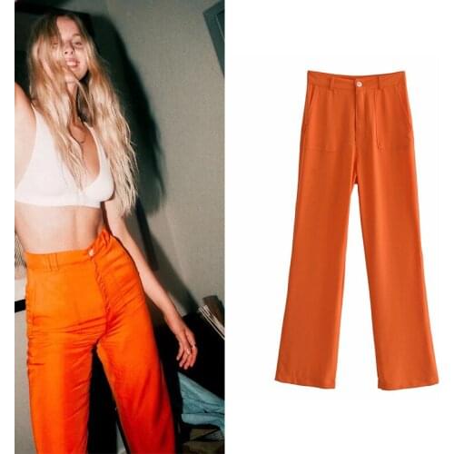 AFEENYRK Women's Wide Trousers