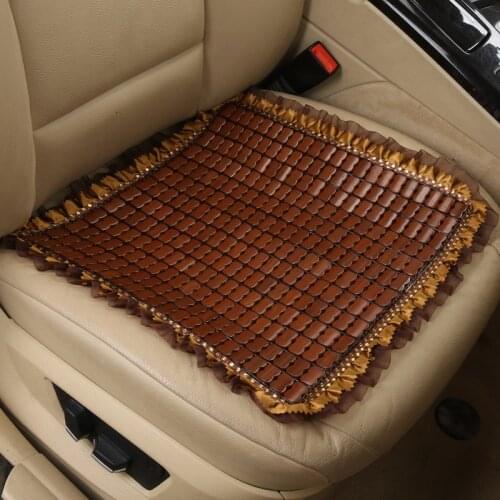 Car single front bamboo cushion, single back seat, square mat, mahjong mat, single cushion, general summer mattress free