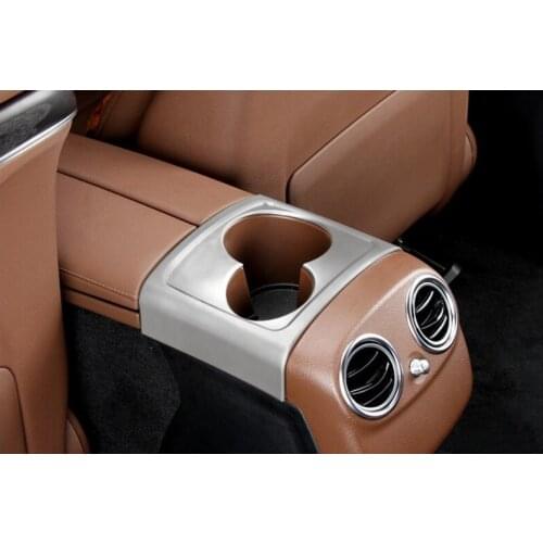For Benzs new E-class central control panel decorative frame new e200l e300l refitting special armrest box and water cup cover