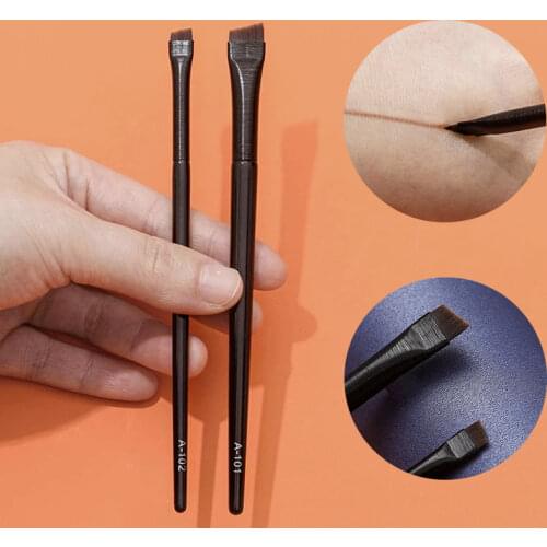 Brow Contour Brush Eyebrow Eyeliner Brush Super Thin Angled Liner Eyebrow Brush Professional Eye Brow Liner Brush Makeup Tools