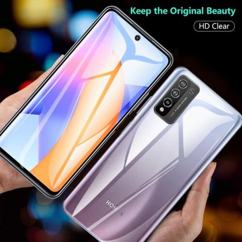 Front Back 3D Soft Curved Film For Huawei Honor 10X Lite Screen Protector Full Cover Nano Hydrogel Film Not Tempered Glass