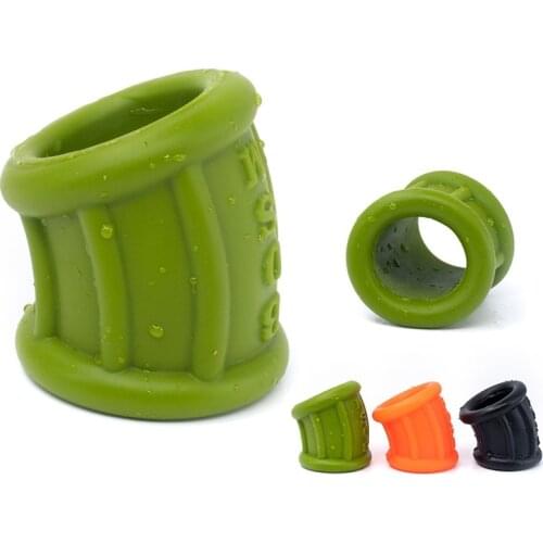 Soft Ball Scrotum Stretcher Bondage Cock Rings, Testies Chastity Cage Male Ejaculation Delay Spray Penis Ring Sex Toys For Men