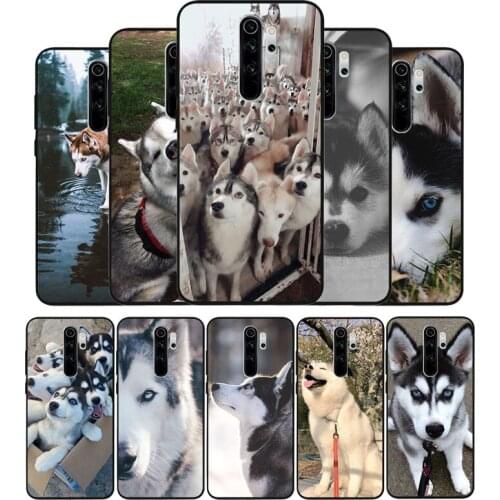 Husky Soft Silicone black Phone Case For Redmi 4A 4X 5PLUS 5A NOTE 9S 9 8T 8 7 6 5 4 PRO