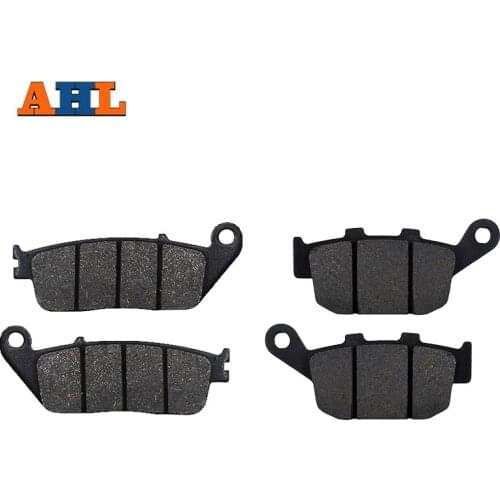 AHL Motorcycle Front Rear Brake Pads for HONDA FMX650 XL600 VR VT Transalp CTX700 Naked NC700X NC750 FA140 FA196