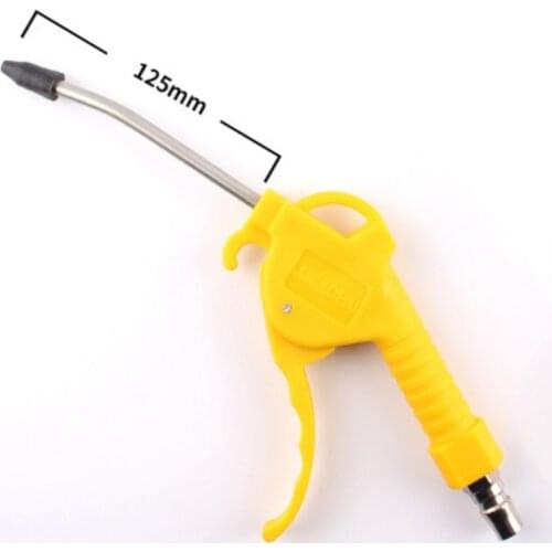 Plastic air blow gun dust duster trigger handle 1/4'' compressed alloy nozzle blow gun