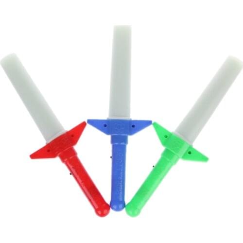New Rainbow Laser Sword Extendable Light Up Toys Flashing Wands Led Sticks Party