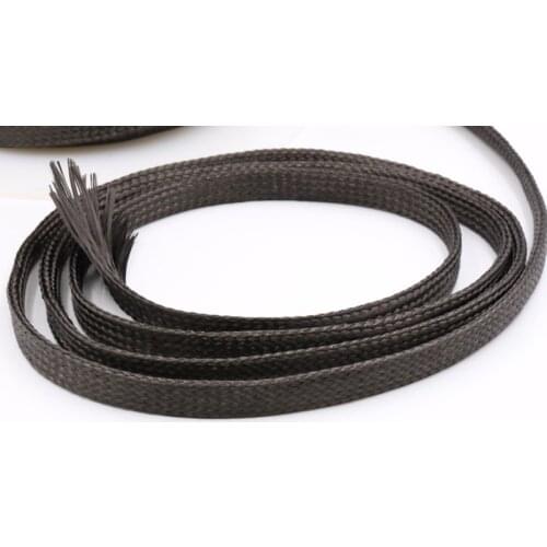 K2 14mm Carbon fiber Sleeve Carbon Fiber Fabric braided Sleeve 3k Aerospace