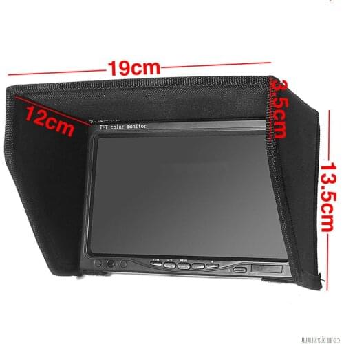 Sun Hood SunShade for 7 inch FPV LCD Monitor 2 Vision H3-2D Zenmuse Video Screen FPV Ground Station DJI Phantom Video