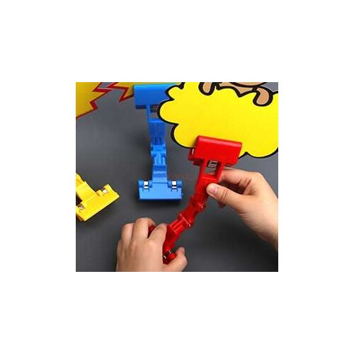 10pcs Rotatable advertising clips explosive stickers clips 360 ° arbitrary rotating shelf clips mechanical hand clips