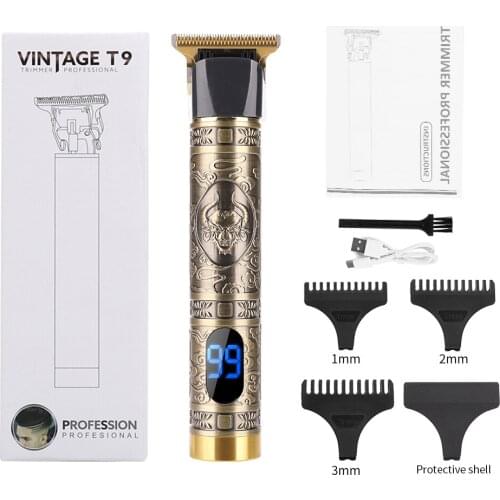 2021 Hair Trimmer For Men Electric Hair Clipper Shaver T-Outliner Beard Barber Professional Hair Cutting Machine For Men