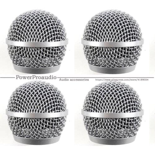 4PCS/LOT New Replacement Ball Head Mesh Microphone Grille for Shure PG58 PG 58 Accessories
