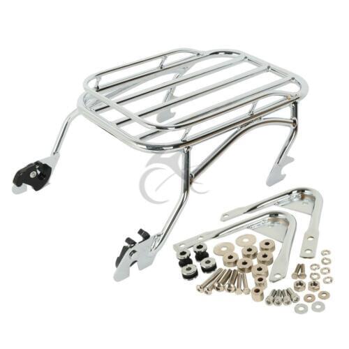 Motorcycle Trunk Luggage Rack w/ Docking Hardware Kit For Harley Touring Road King 1997-2008
