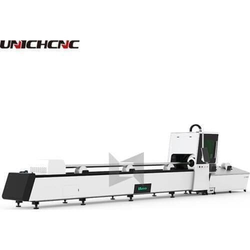 Cheap CNC Metal Steel 500W 1000W Fiber Laser metal tube cutting machine 6m length tube pipe cutter