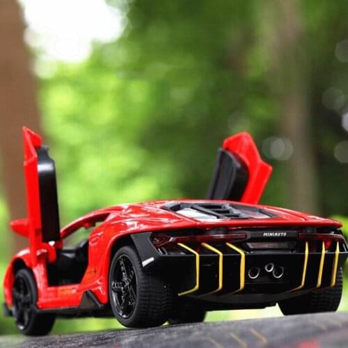 Childrens Toys Sliding Sports Car Alloy Car Model Cake Decoration Decoration Gift 1:32 Force Control Racing Boy Birthday Gift