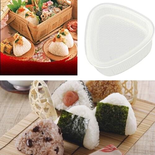 2pcs Triangle Shape DIY Sushi Mold Rice Ball Box Press Nori Mold Food Maker Japanese Home Accessories Tools Kitchen Tool cuisine