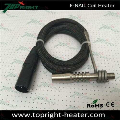 ID 8mm titanium nail with enail coil heater for diy smoke