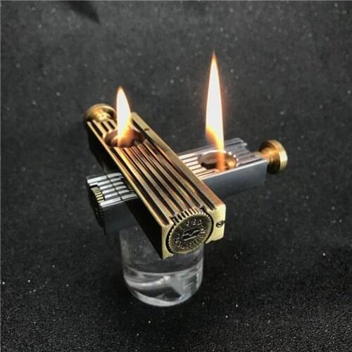 Dolphin trench kerosene windproof metal lighter retro cigarette PIPE Lighter zinc copper alloy classic engraved Machine