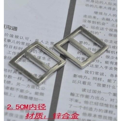 2014 New 20pcs 25mm Silver Zinc Alloy B type handmade Buckle accessories for bags and backpack hardwares Free Shipping