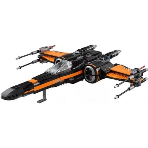 New 845pcs Starplan First Order Poes X-wing Fighter Assembled Toy Building Block Compatible 75120 75218 75273 birthday gift