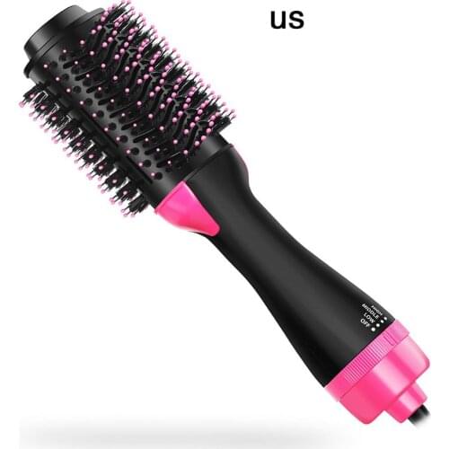 New One Step Hair Dryer and Volumizer 3 in 1 Hot Air Brush Professional Blow Dryer Comb Curling Iron Hair Straightener Brush