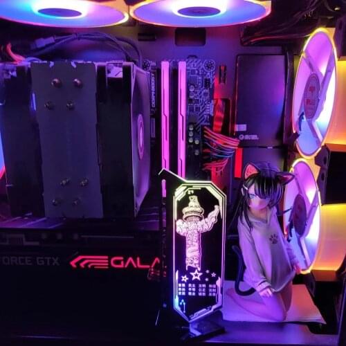 OCHI LIPKA Cat-eared girl Ooki Ripuka gray Figure PVC Model collection of toy gifts 16cm