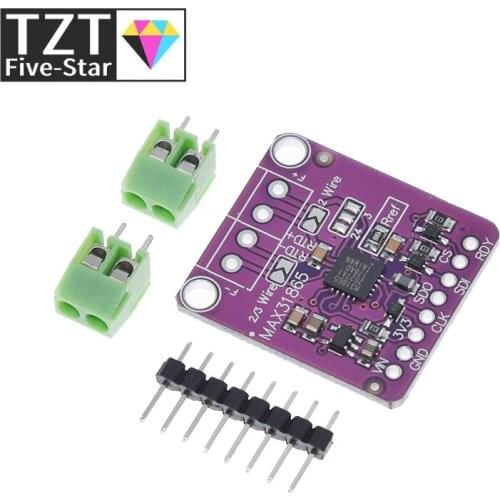 MAX31865 PT100 to PT1000 RTD-to-Digital Converter Board Temperature Thermocouple Sensor Amplifier Module 3.3V/5V For Arduino