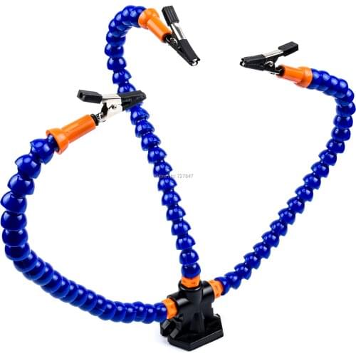 Soldering Holder Magnifier Table Clamp PCB Welding Third Hand Helping Hand Tool for FPV RC Car / Drone Soldering Assembly Repair