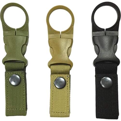 Hanging Bottle Buckle Clip Portable Water Bottle Ring Holder Multi-purpose For Camping Hiking Traveling Biking Hunting Tool